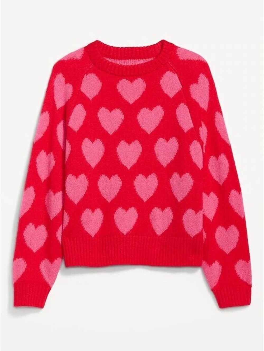 Old navy heart sweater pink and red - NWOT